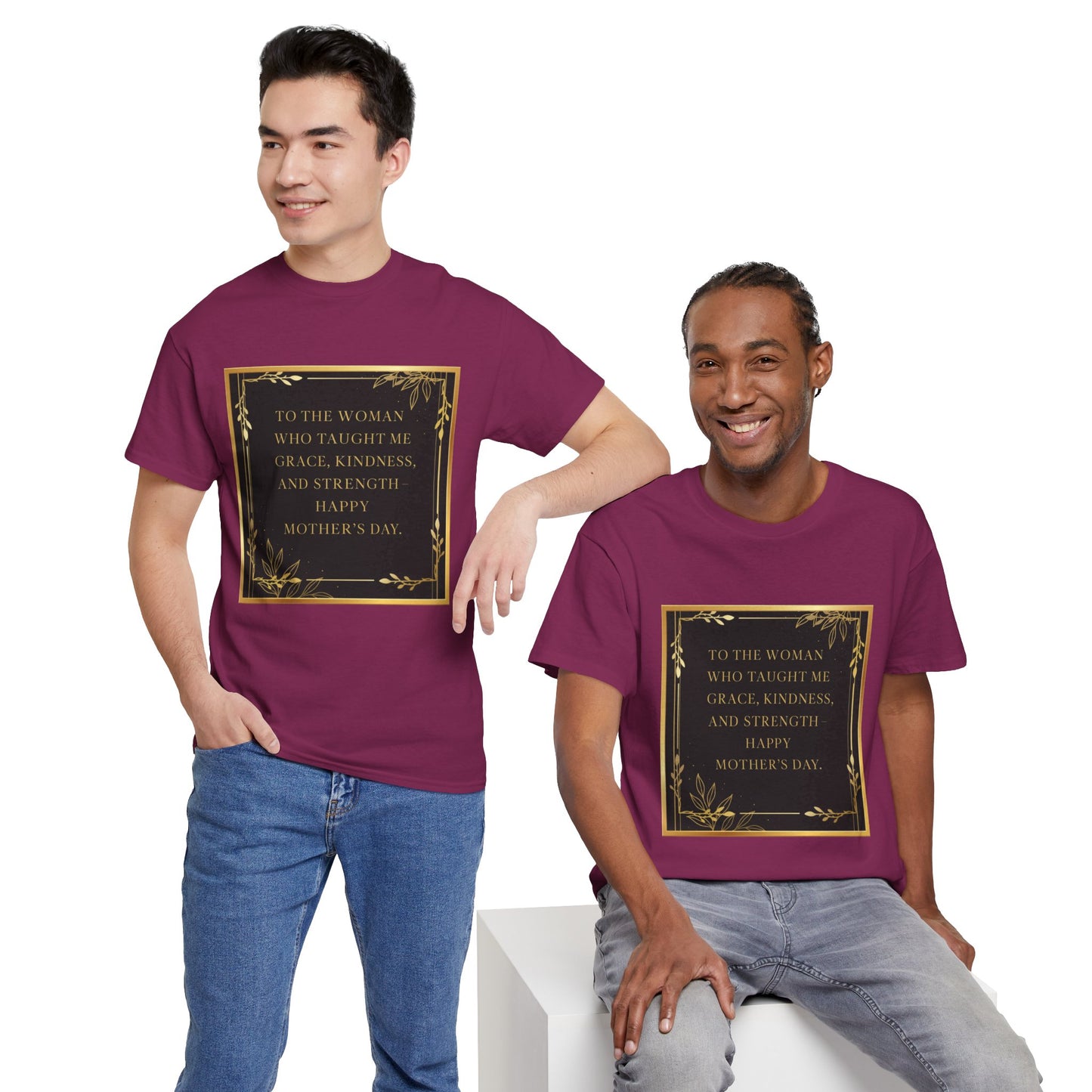Comfort Tee with a Message for Mom