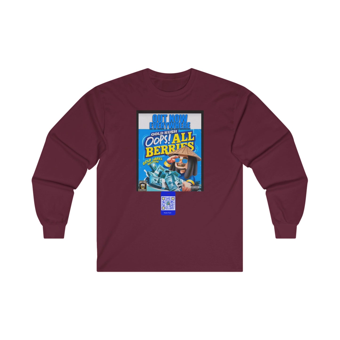 QR Custom "Raiden Rush" Unisex Ultra Cotton Long Sleeve Tee