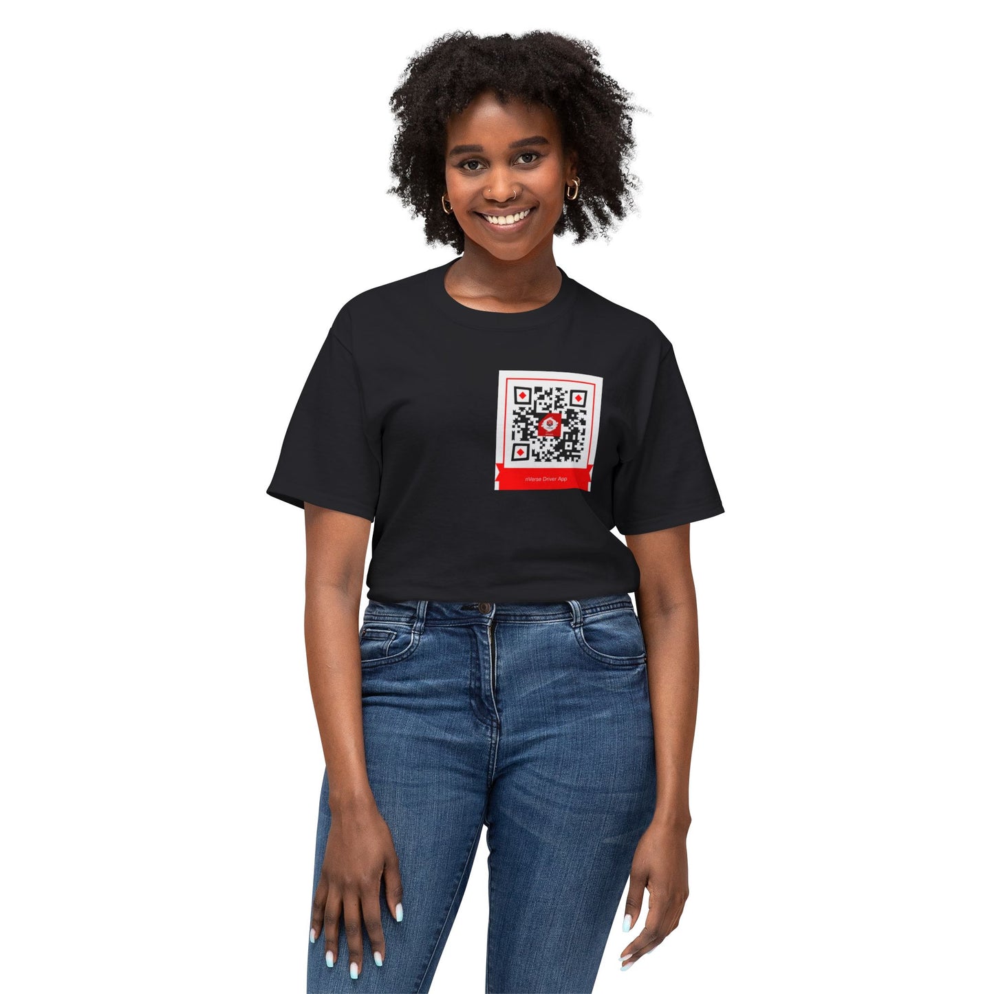 QR Custom "nVerse" Unisex HD Cotton™ T-shirt
