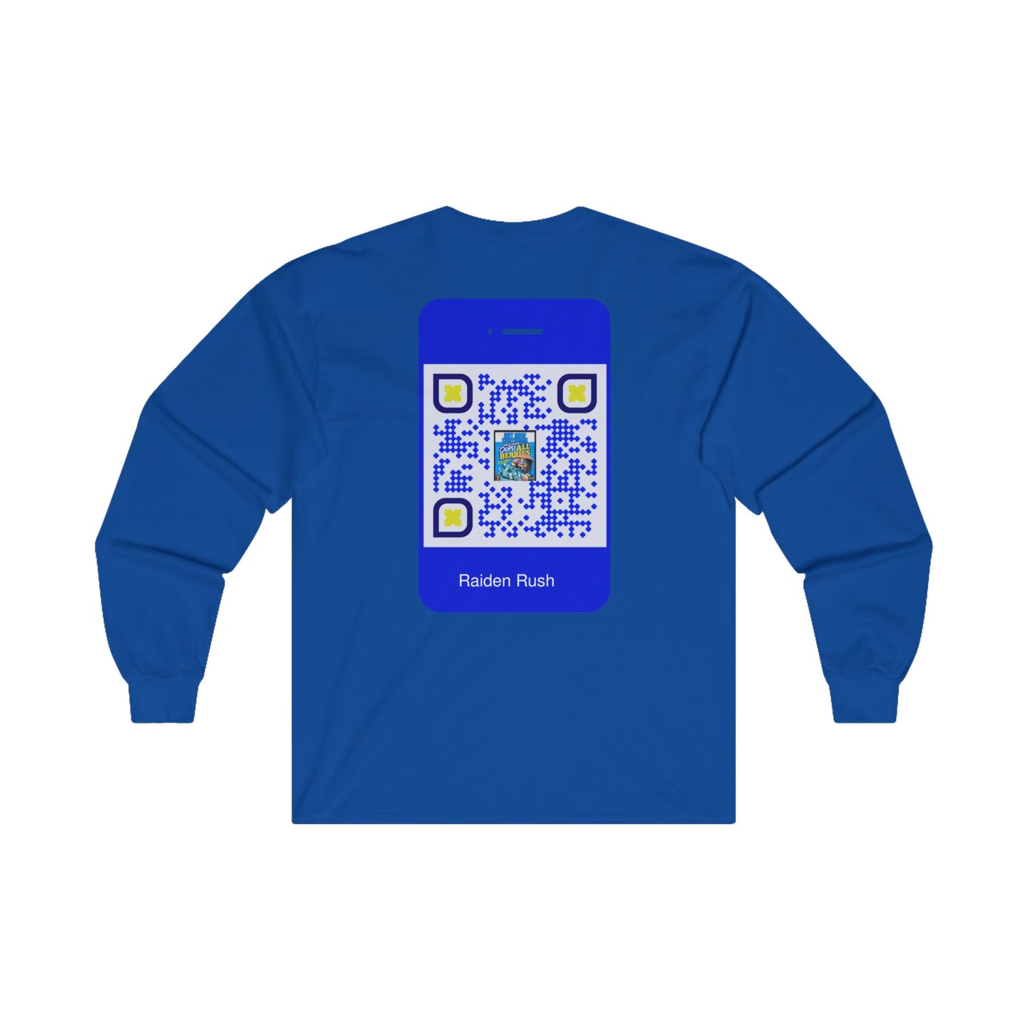 QR Custom "Raiden Rush" Unisex Ultra Cotton Long Sleeve Tee