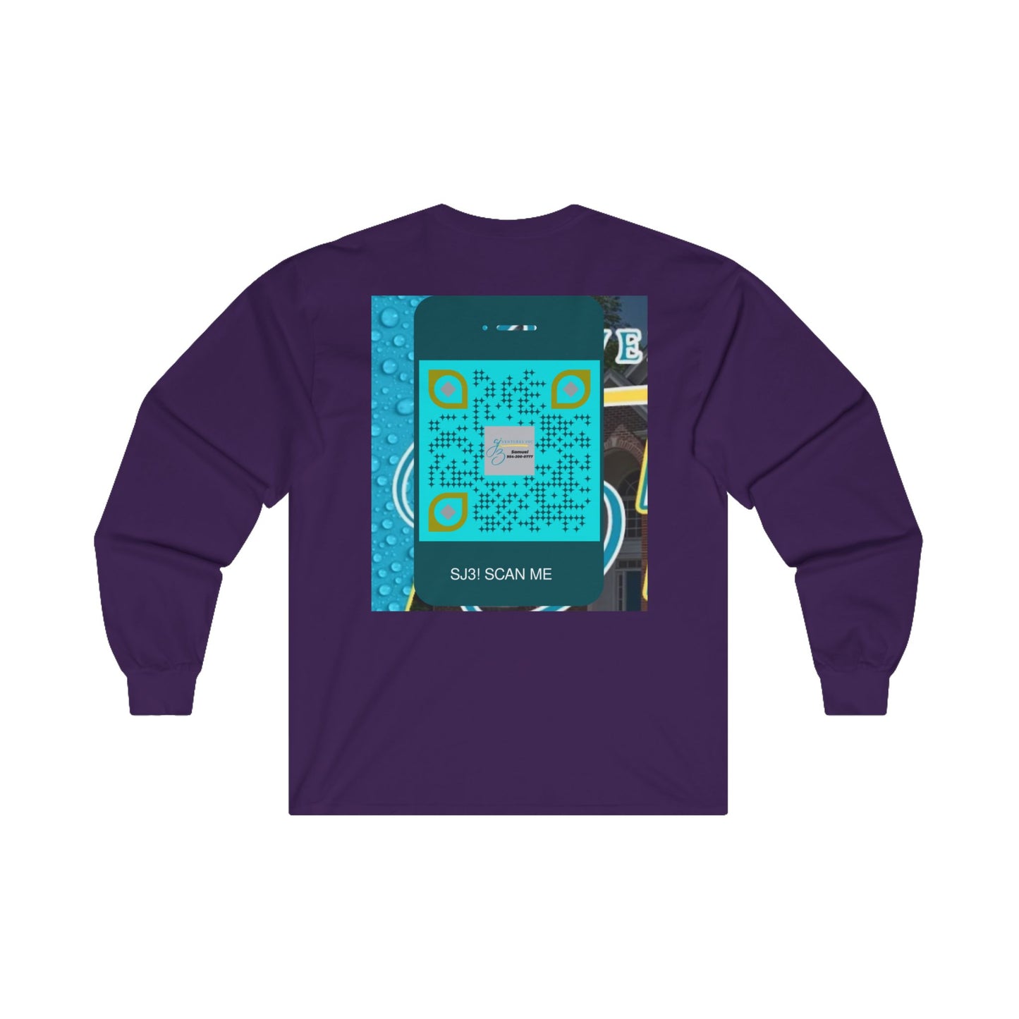 QR Custom "SJ3" Unisex Ultra Cotton Long Sleeve Tee