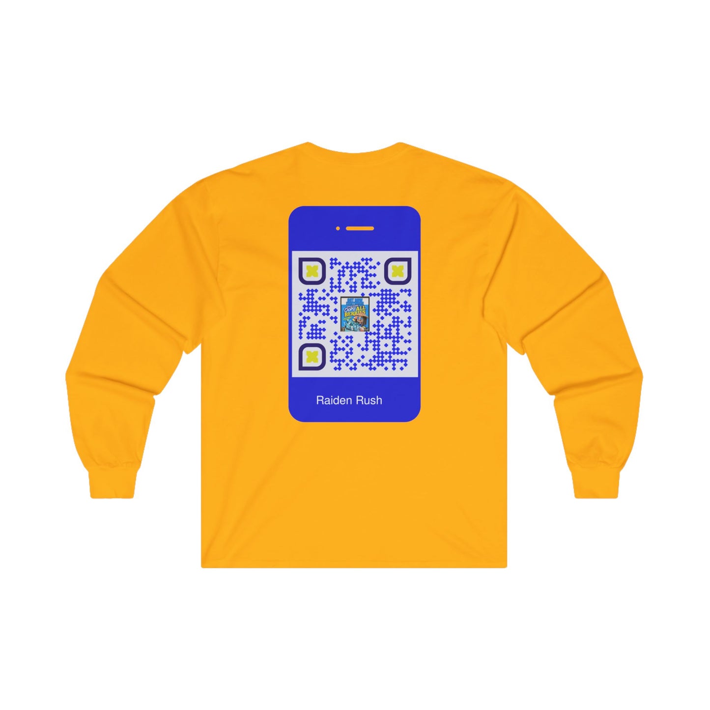 QR Custom "Raiden Rush" Unisex Ultra Cotton Long Sleeve Tee