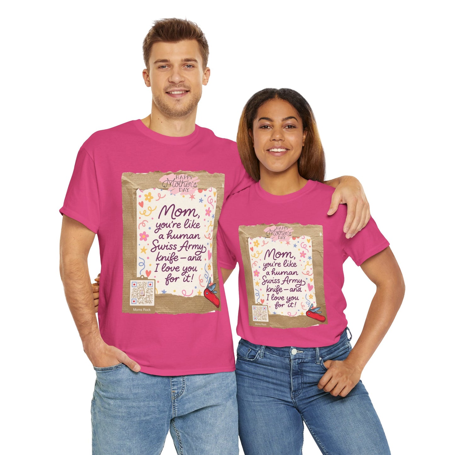 QR Code Tee – Celebrate Her in Style