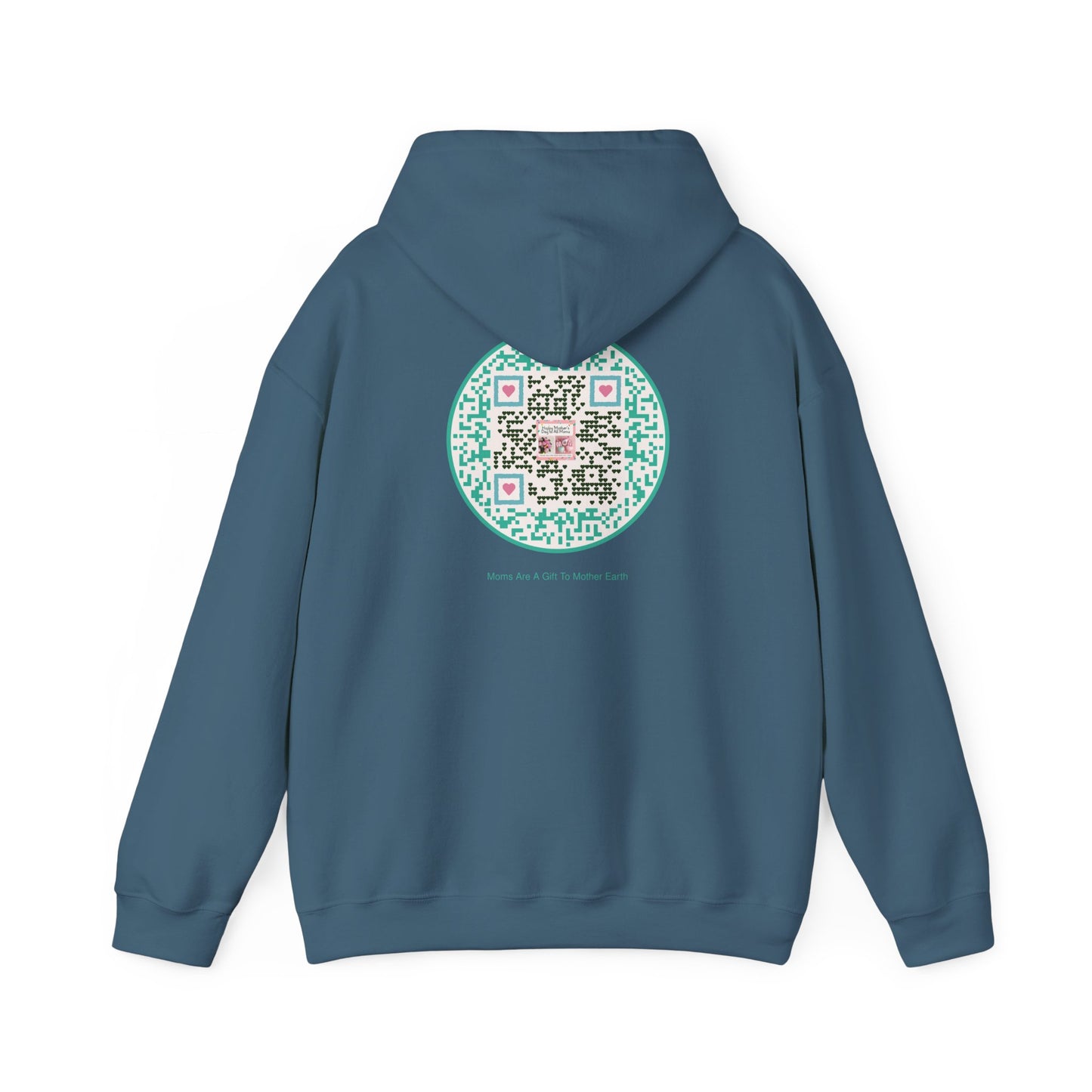 Unisex Hoodie with Custom QR for Mom