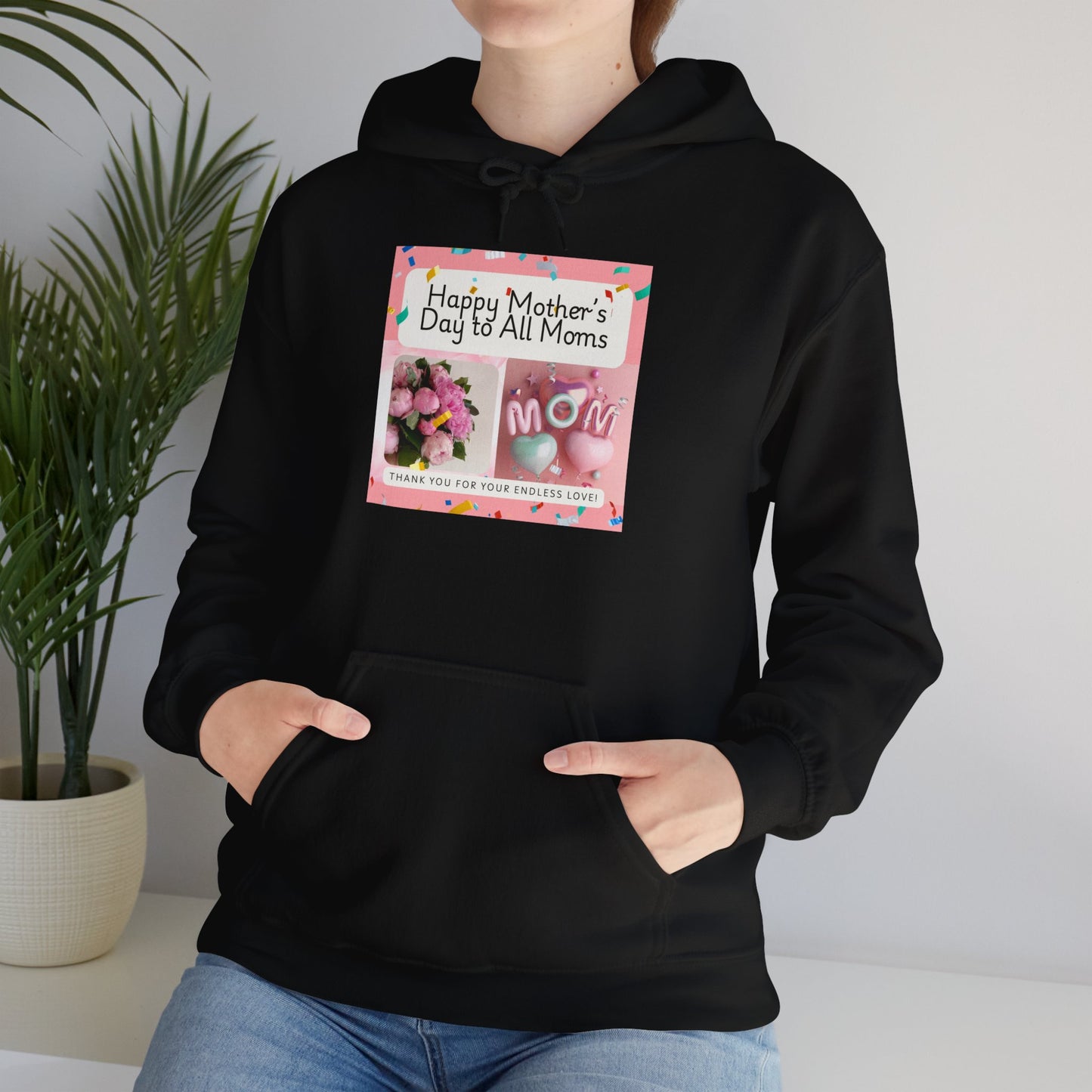 Unisex Hoodie with Custom QR for Mom