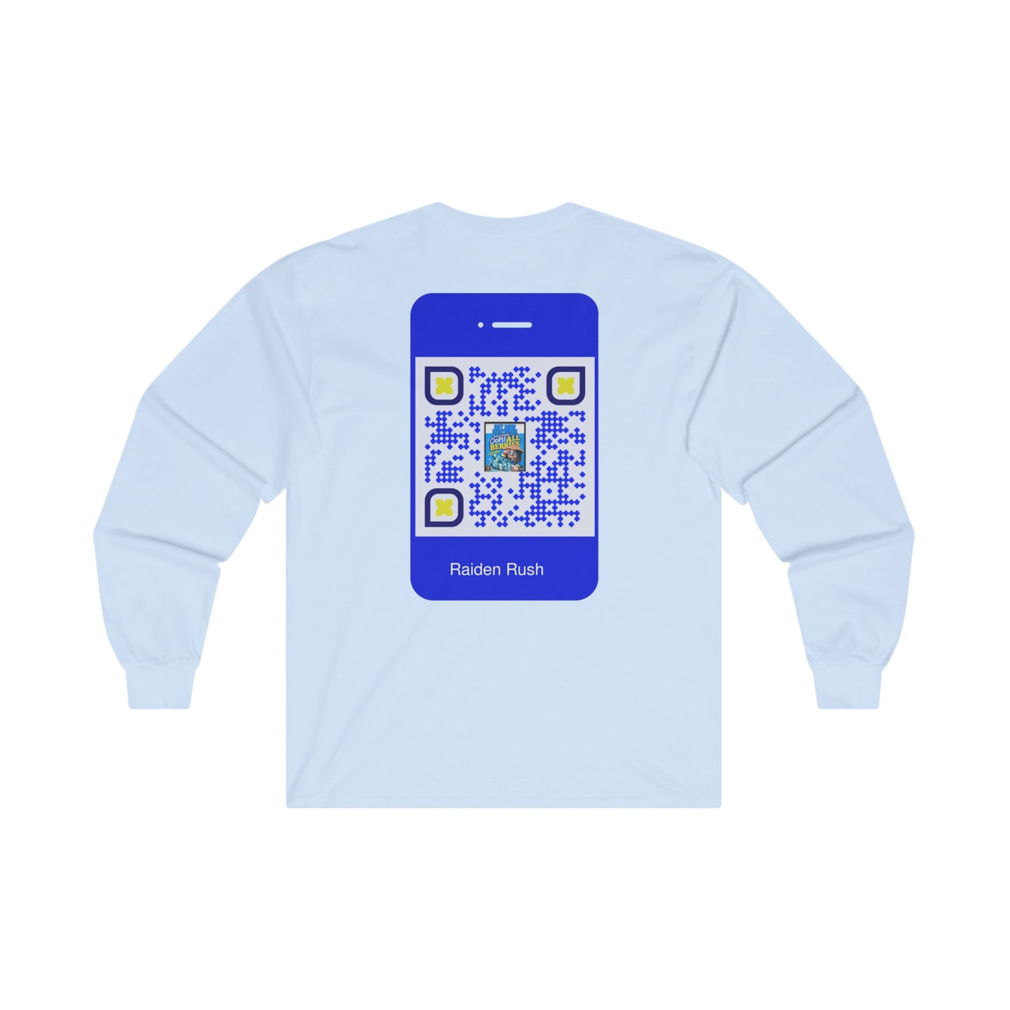 QR Custom "Raiden Rush" Unisex Ultra Cotton Long Sleeve Tee