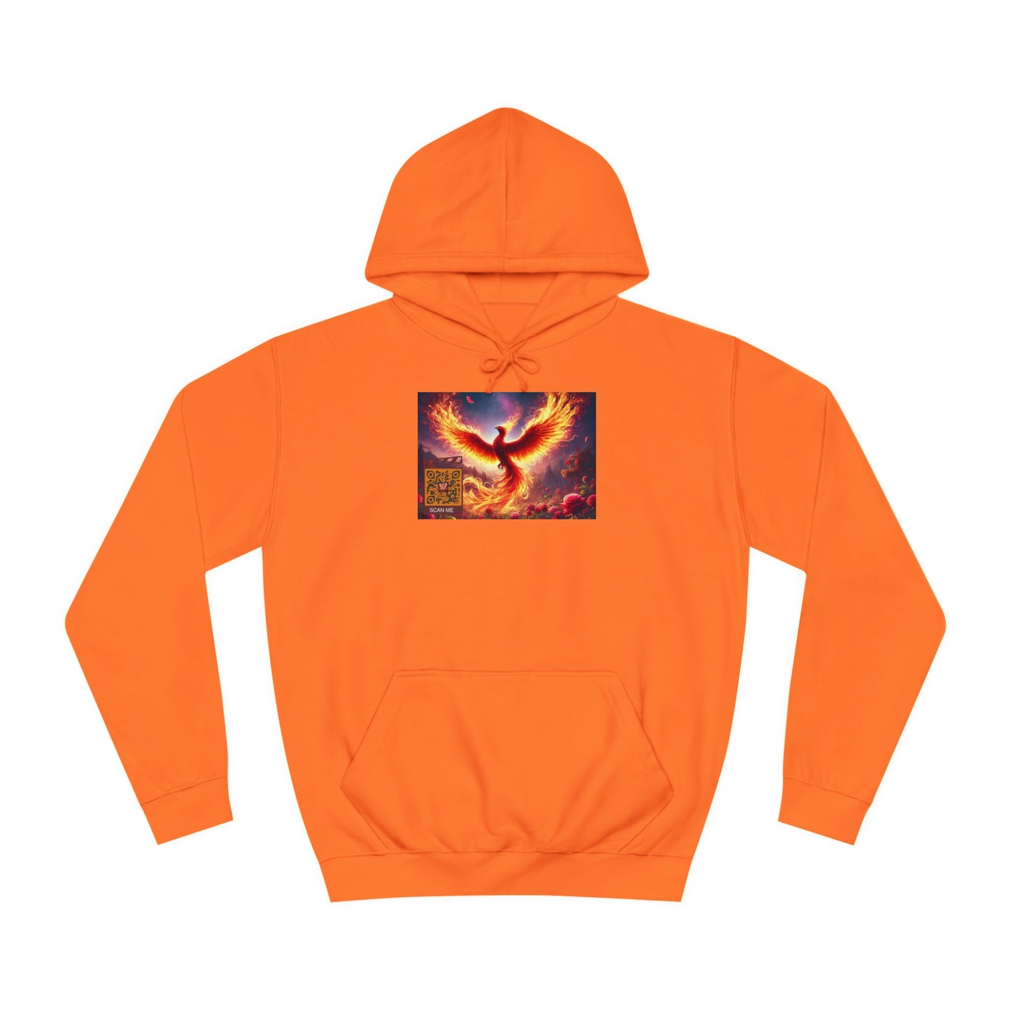 QR Custom "Phoenix" Unisex College Hoodie