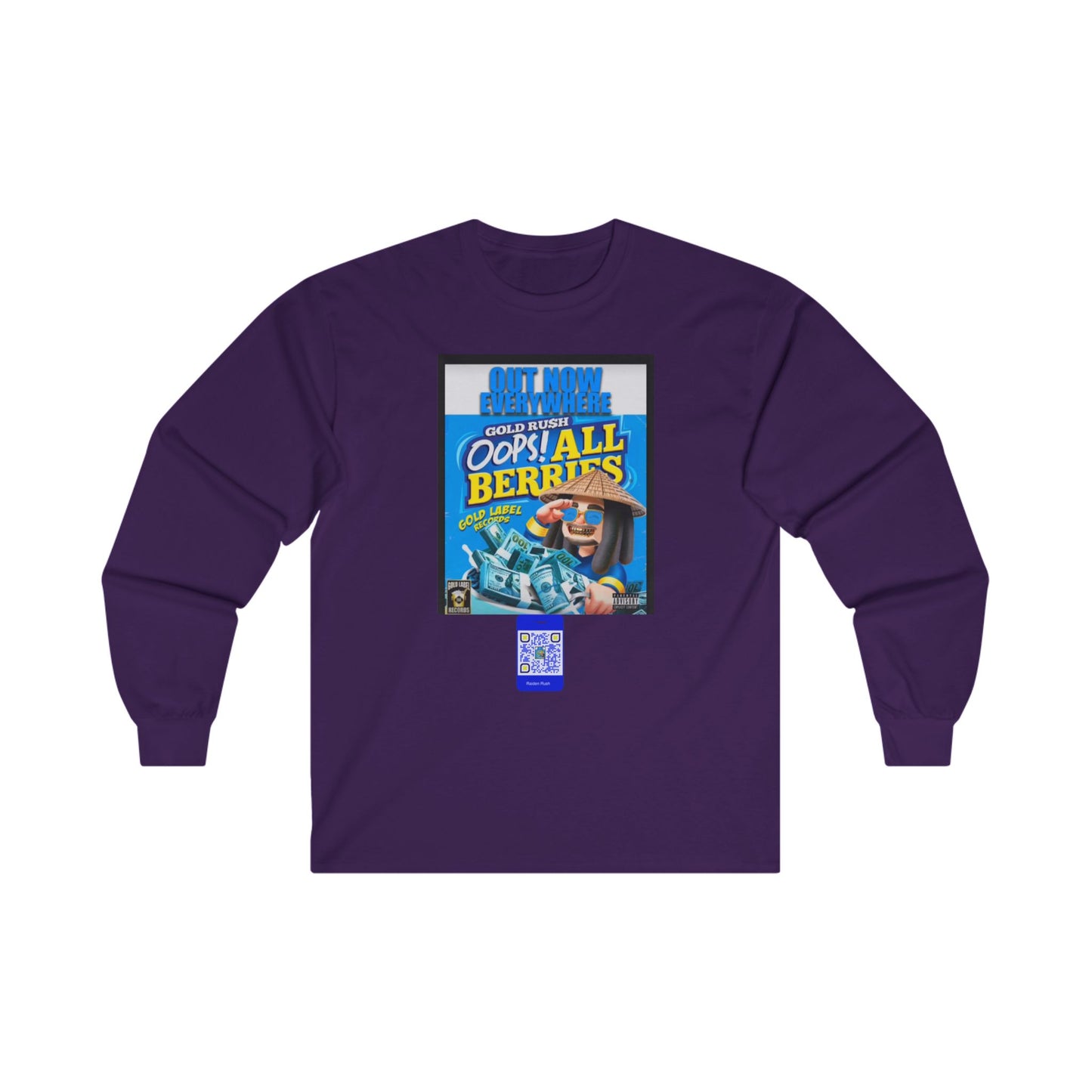 QR Custom "Raiden Rush" Unisex Ultra Cotton Long Sleeve Tee