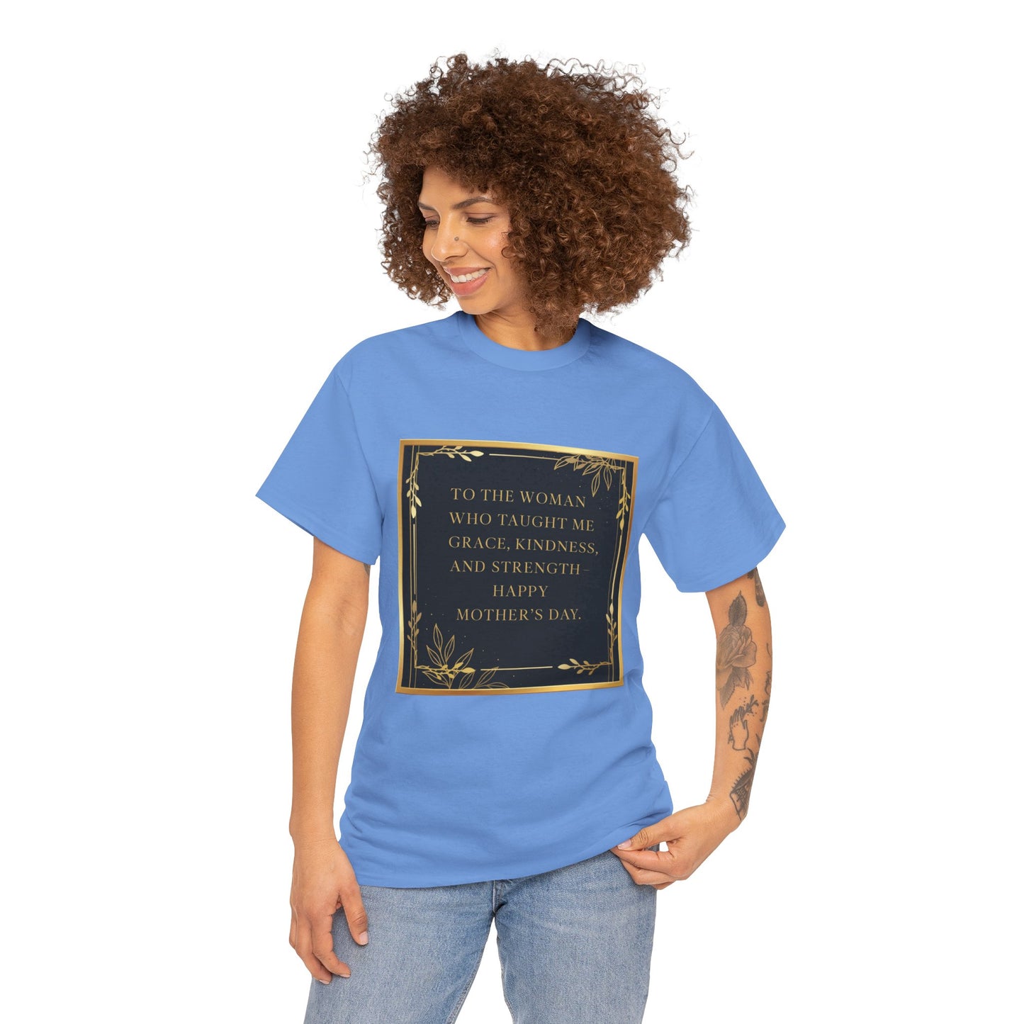 Comfort Tee with a Message for Mom