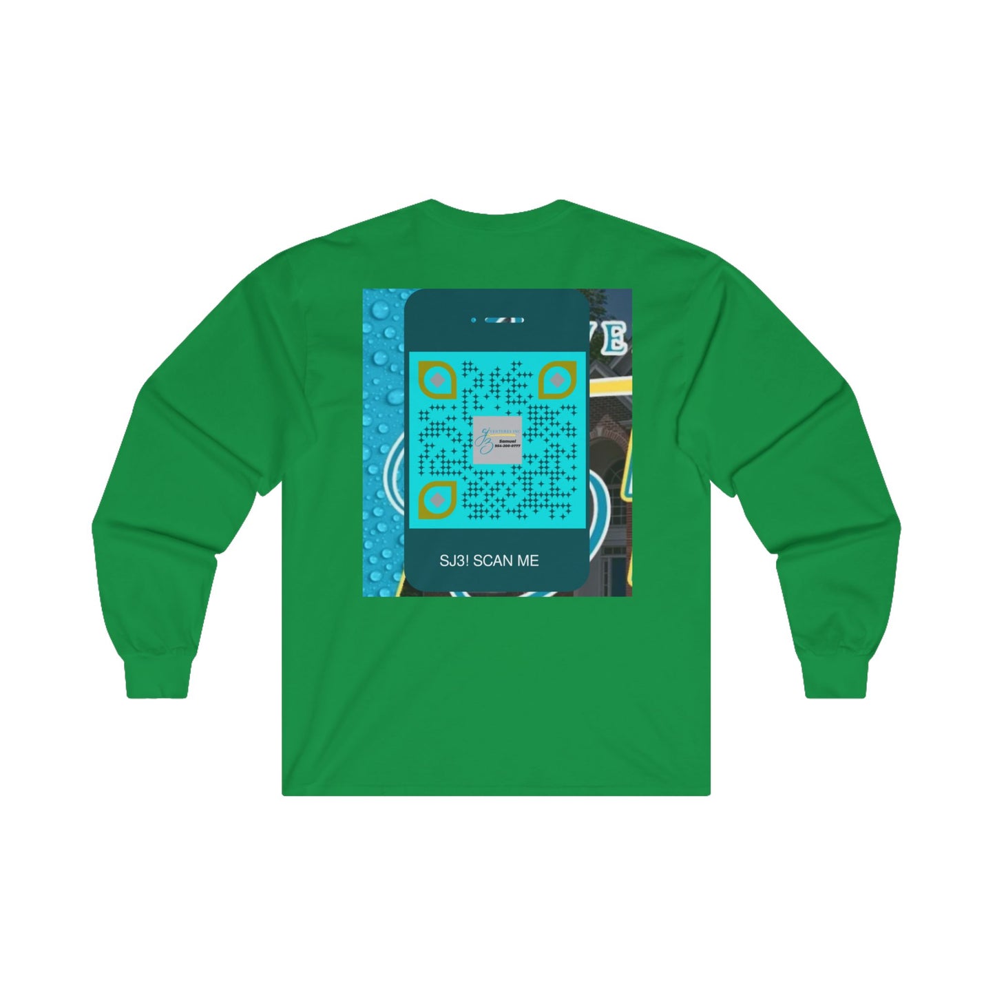 QR Custom "SJ3" Unisex Ultra Cotton Long Sleeve Tee