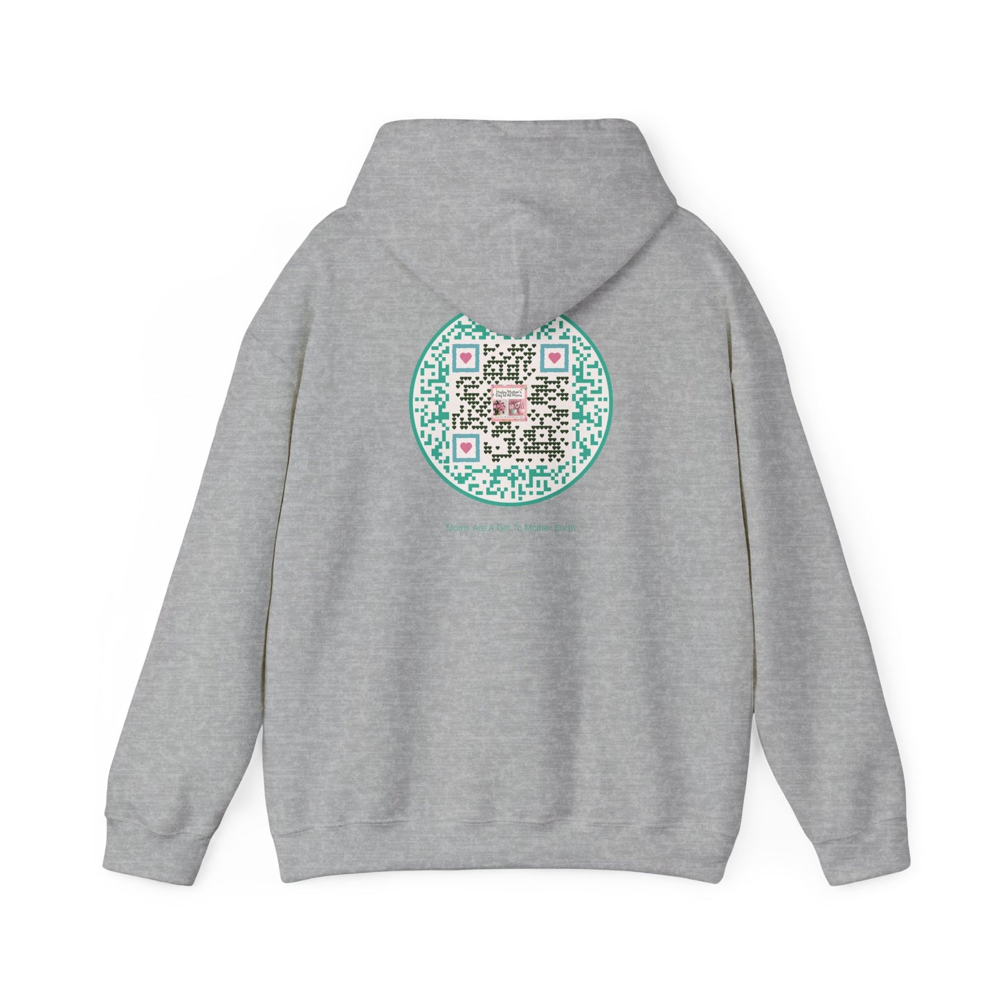 Unisex Hoodie with Custom QR for Mom