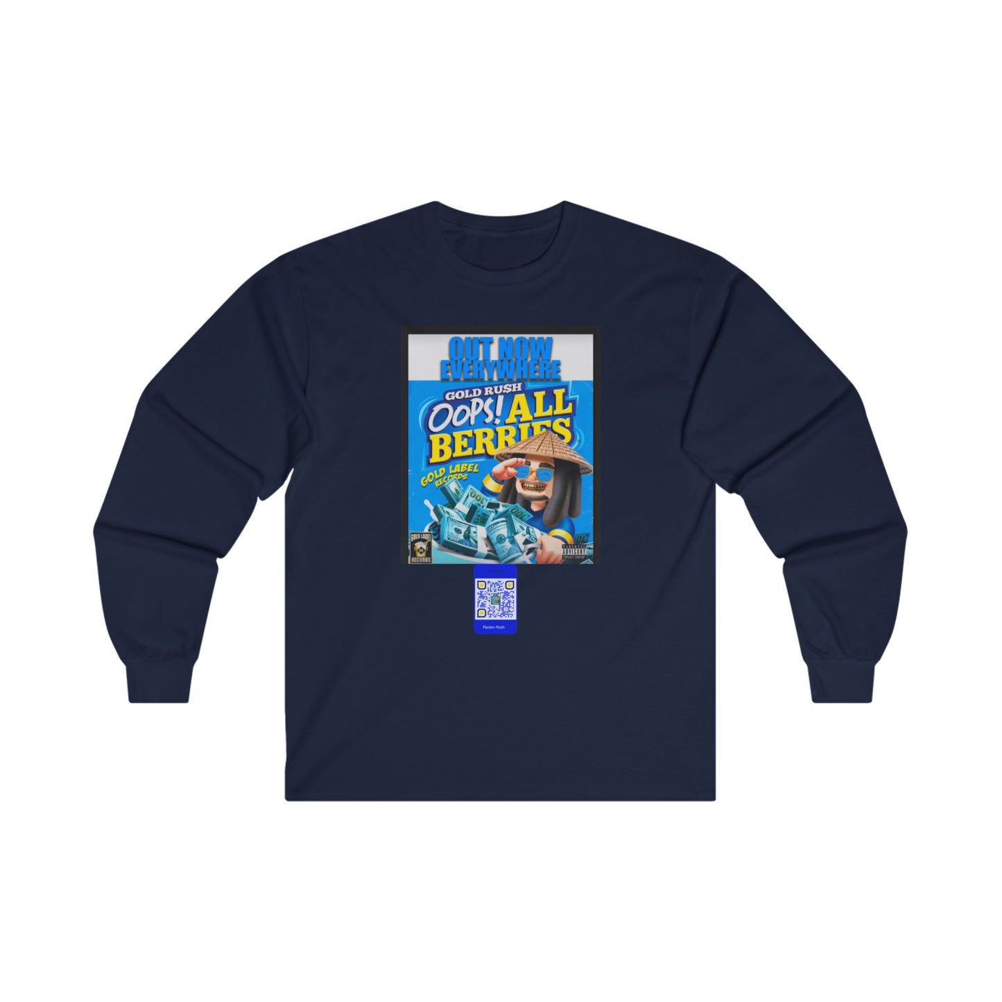 QR Custom "Raiden Rush" Unisex Ultra Cotton Long Sleeve Tee