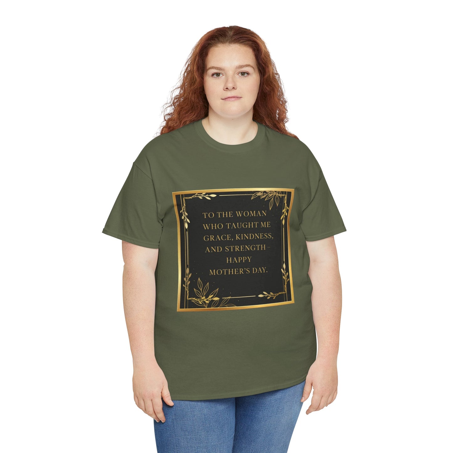 Comfort Tee with a Message for Mom