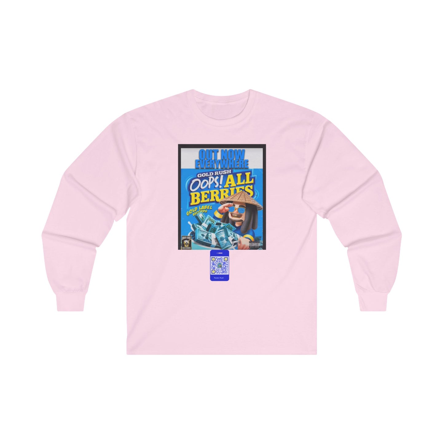 QR Custom "Raiden Rush" Unisex Ultra Cotton Long Sleeve Tee
