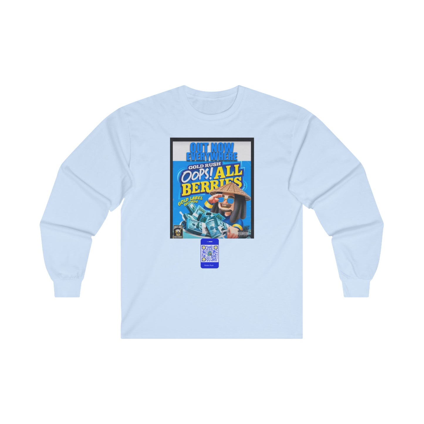 QR Custom "Raiden Rush" Unisex Ultra Cotton Long Sleeve Tee