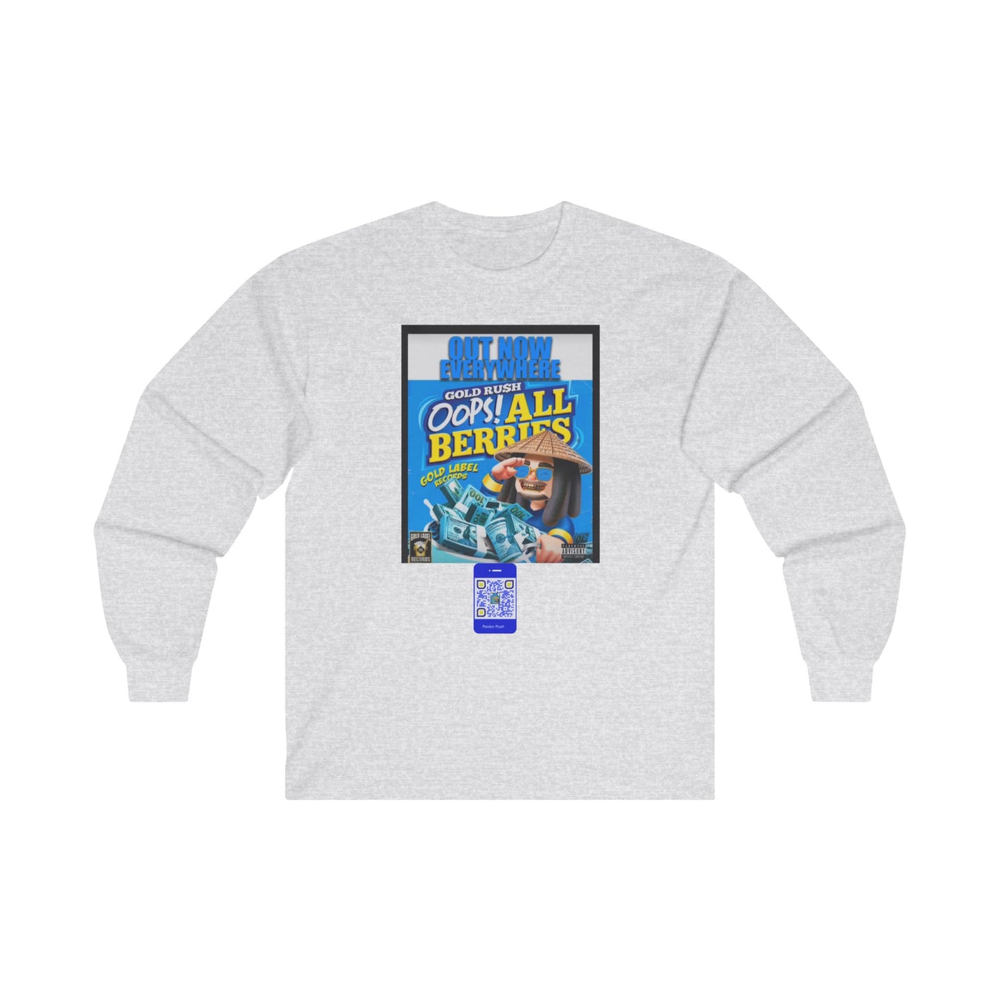 QR Custom "Raiden Rush" Unisex Ultra Cotton Long Sleeve Tee