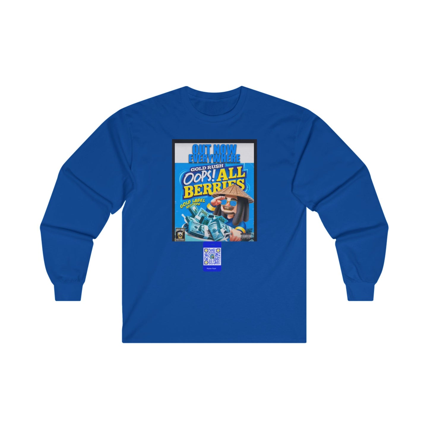 QR Custom "Raiden Rush" Unisex Ultra Cotton Long Sleeve Tee