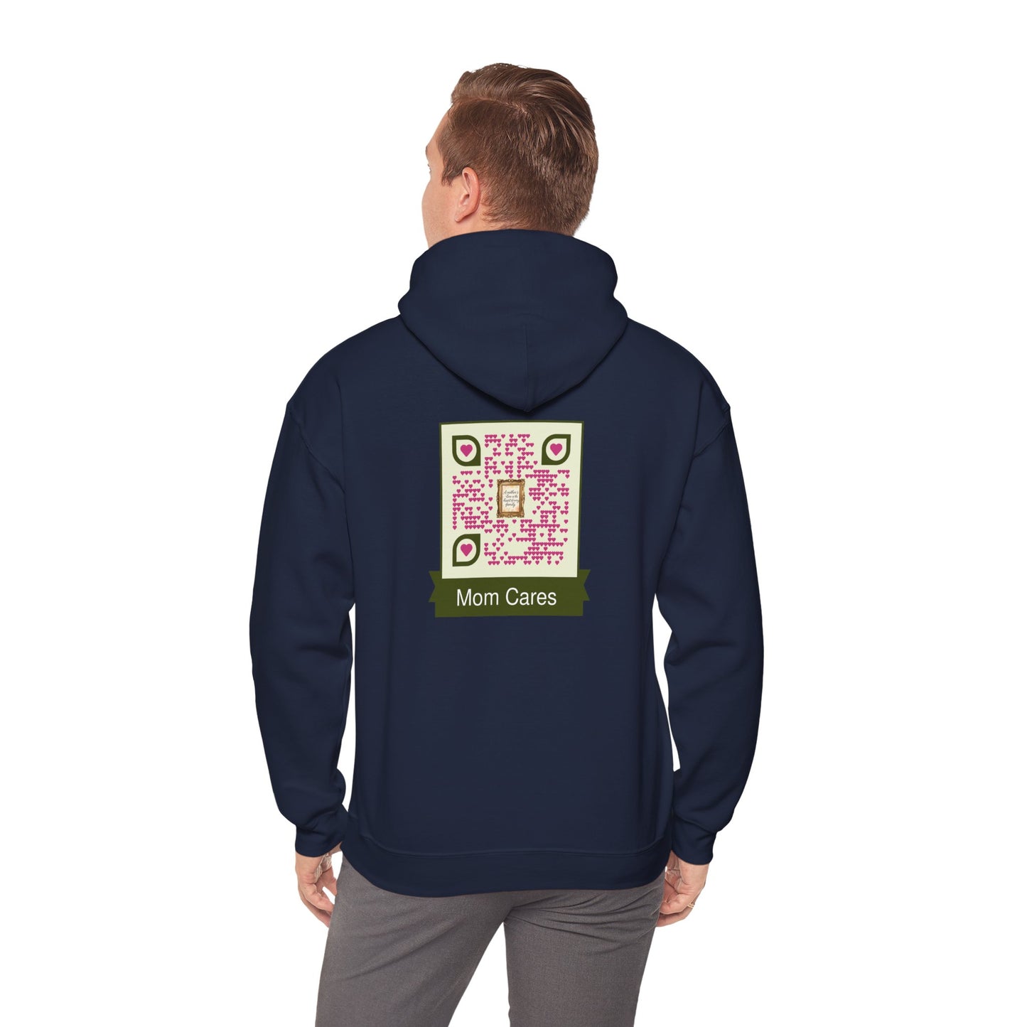 Unisex QR Code Hoodie – Wear Your Love for Mom