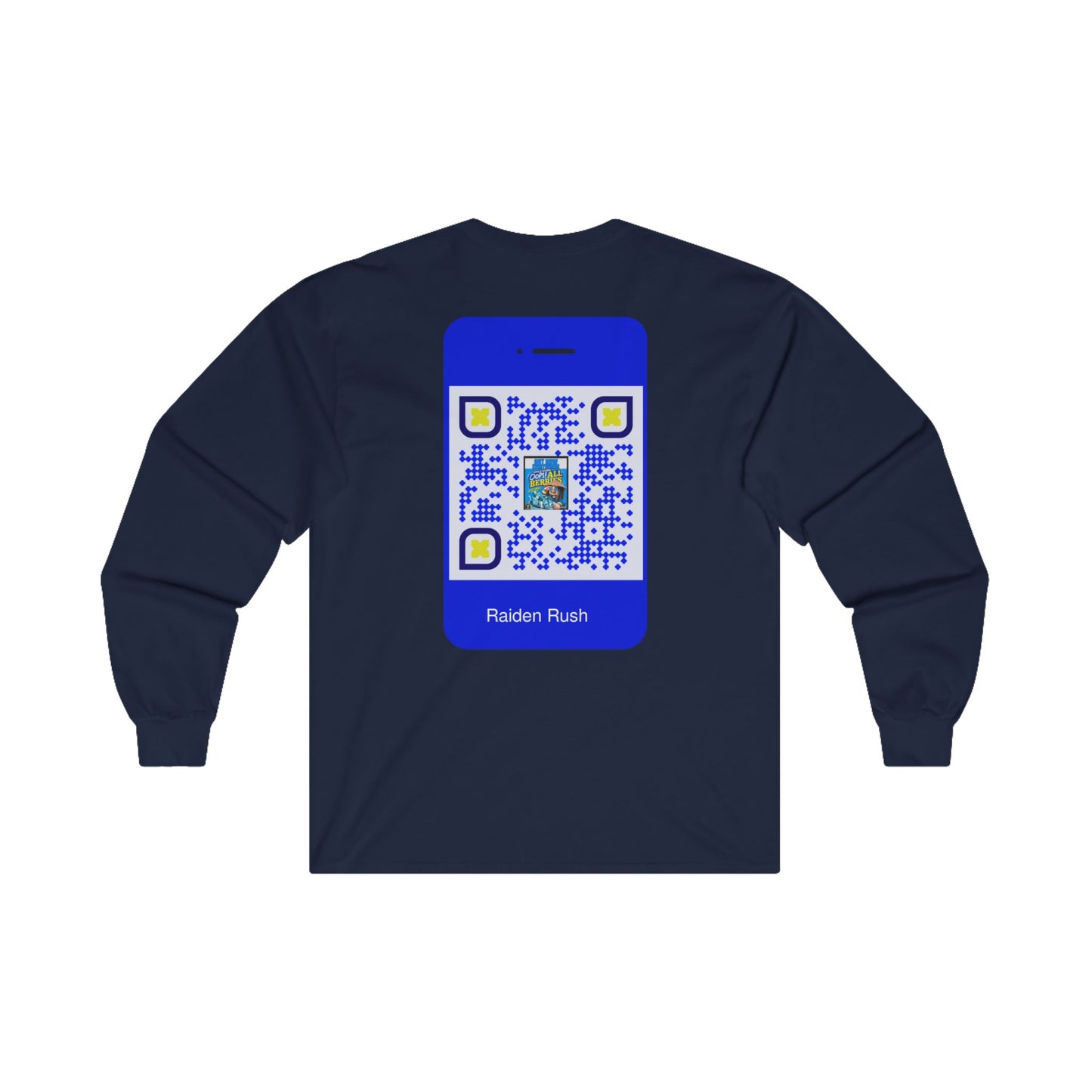 QR Custom "Raiden Rush" Unisex Ultra Cotton Long Sleeve Tee