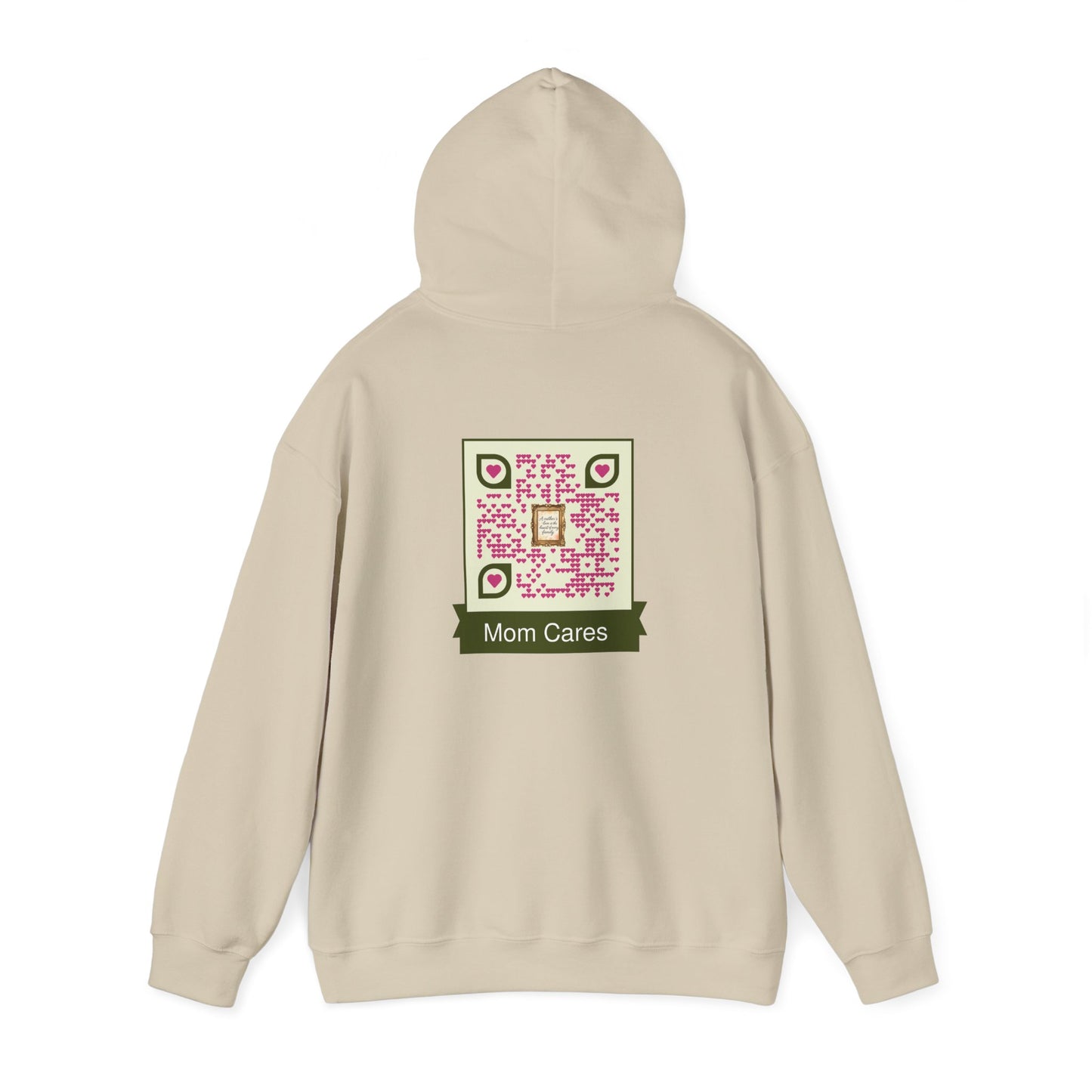 Unisex QR Code Hoodie – Wear Your Love for Mom