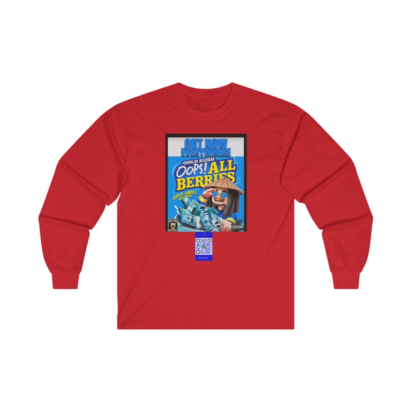 QR Custom "Raiden Rush" Unisex Ultra Cotton Long Sleeve Tee