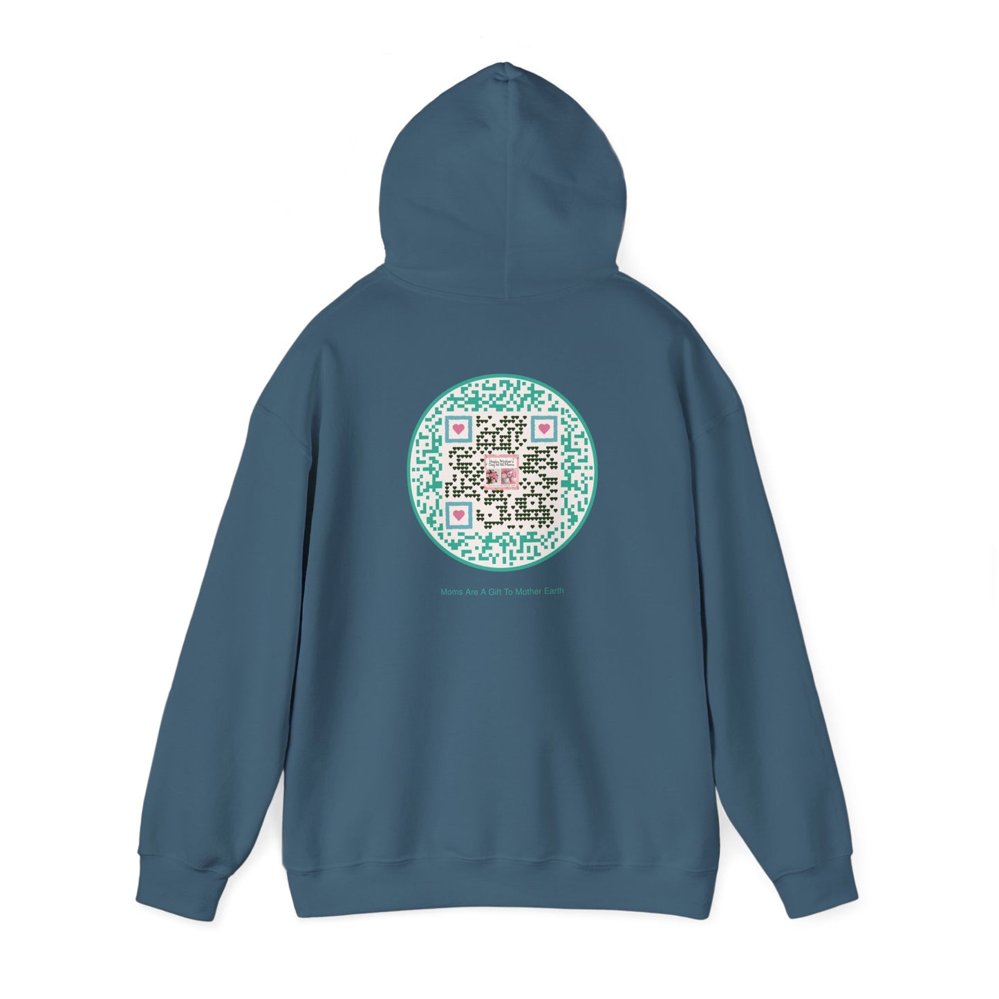 Unisex Hoodie with Custom QR for Mom