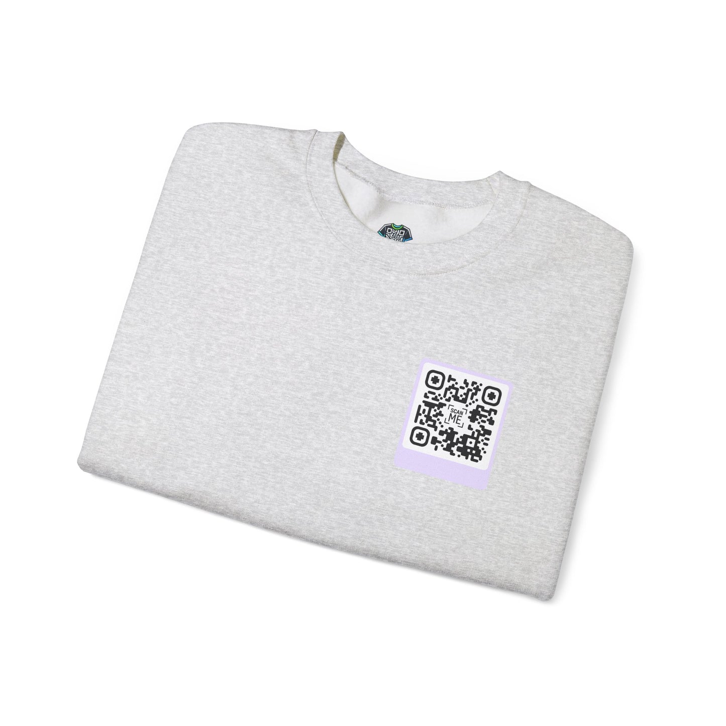 Scannable 'Someone Loves You' QR Crewneck Sweatshirt