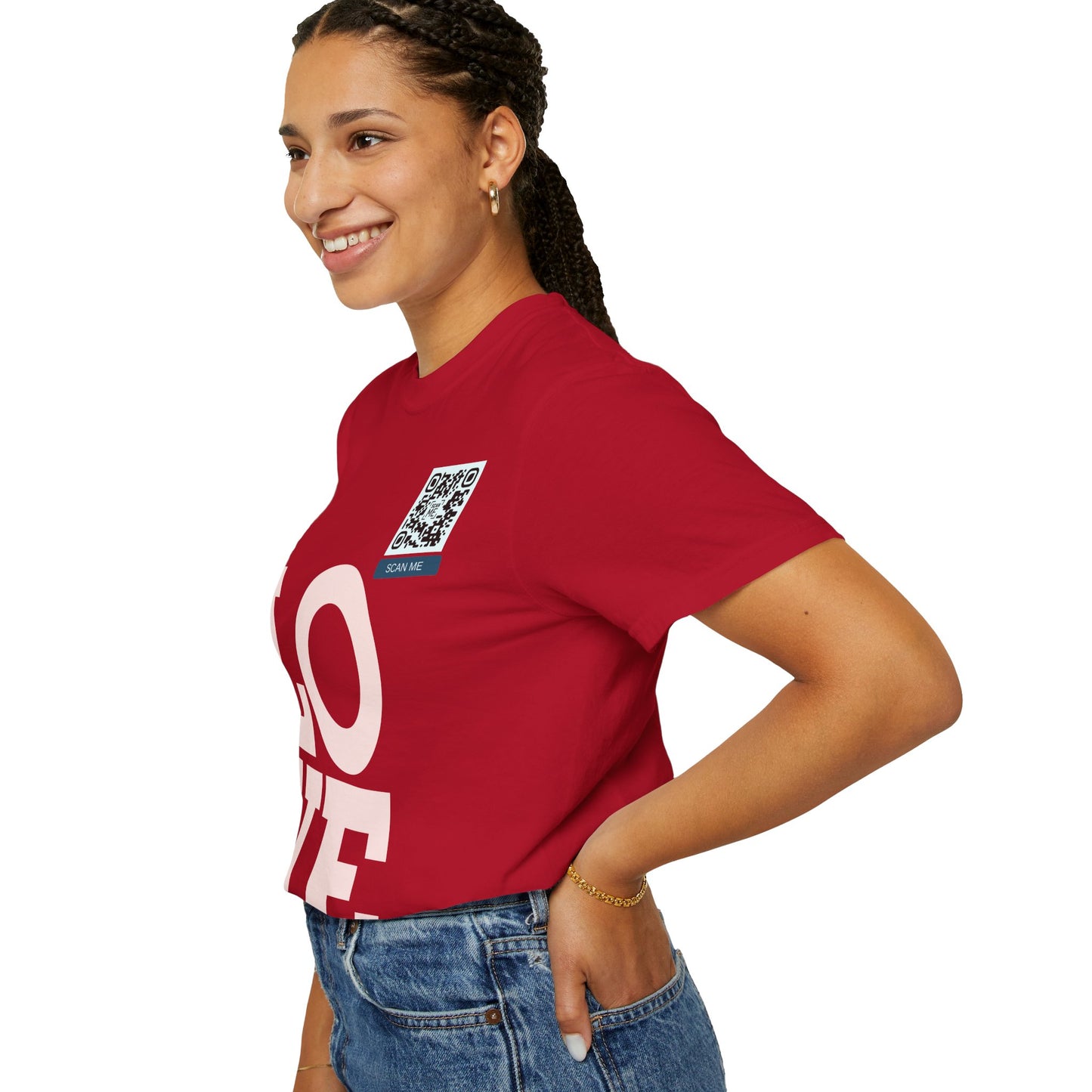 Let Love Lead Unisex Washed Tee