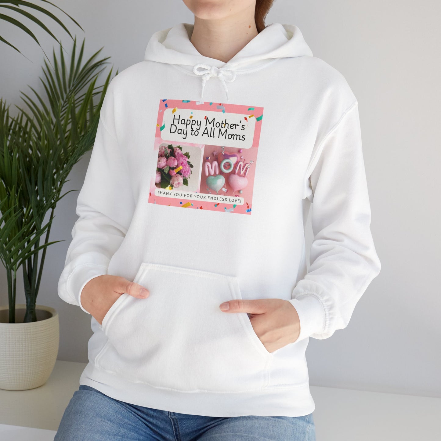 Unisex Hoodie with Custom QR for Mom