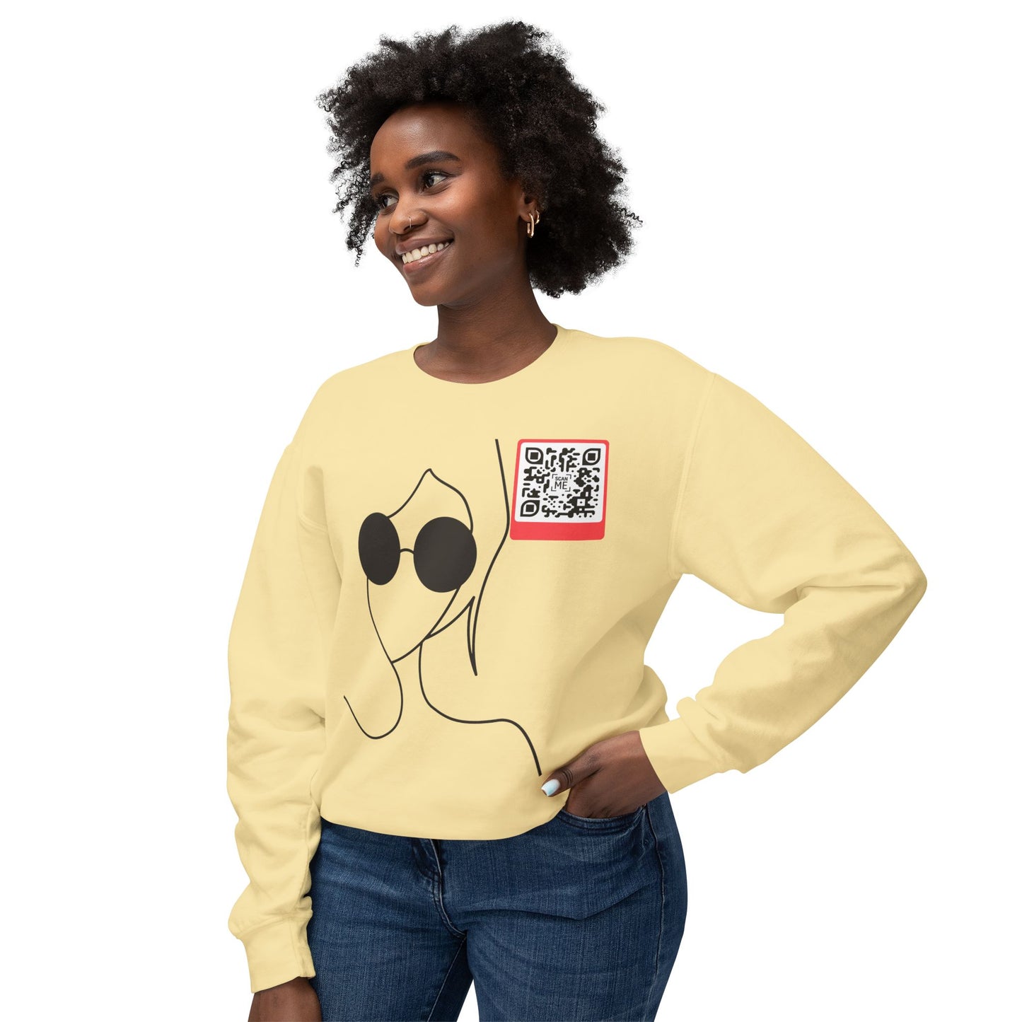 Keep Going – Unisex Lightweight Crewneck Sweatshirt