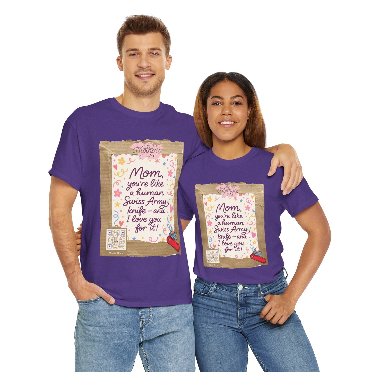 QR Code Tee – Celebrate Her in Style