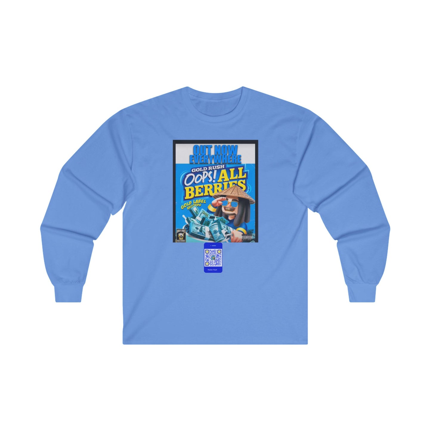 QR Custom "Raiden Rush" Unisex Ultra Cotton Long Sleeve Tee