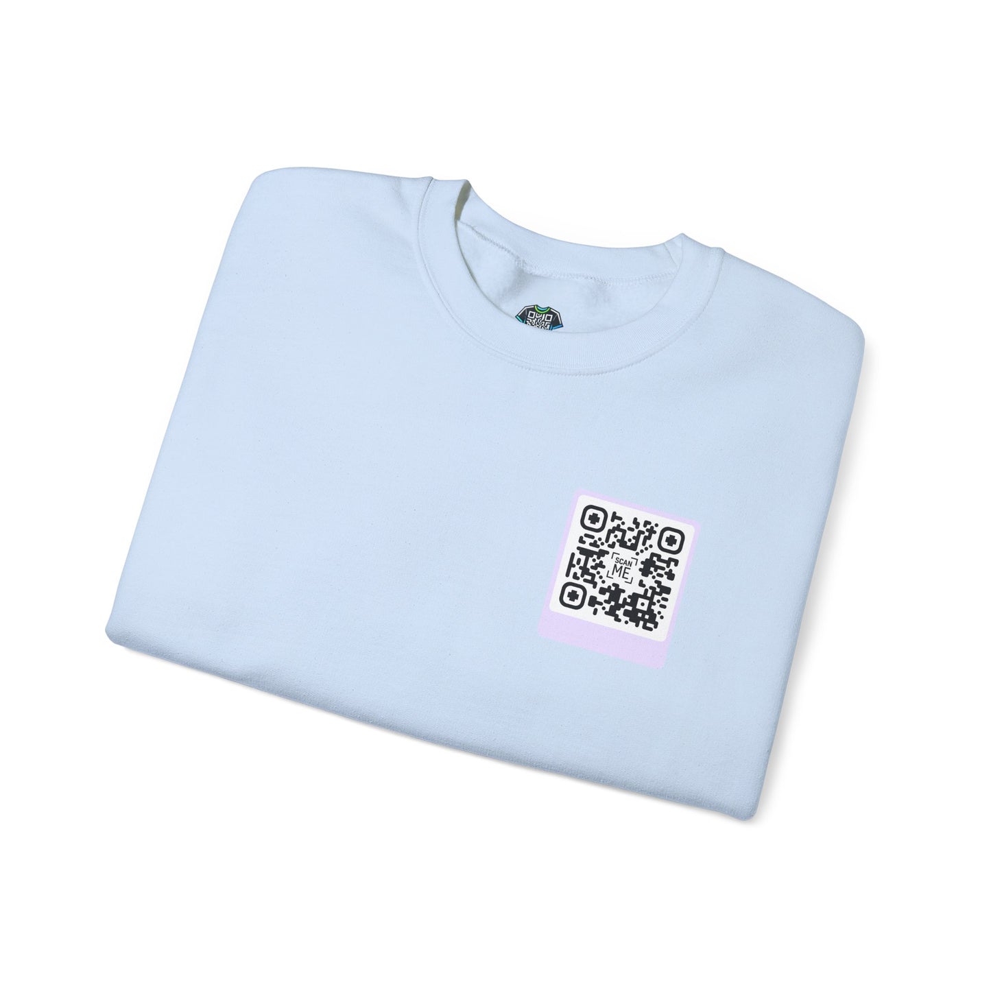 Scannable 'Someone Loves You' QR Crewneck Sweatshirt
