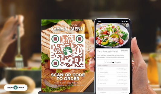 QR Codes for Restaurant Menus with Upsell