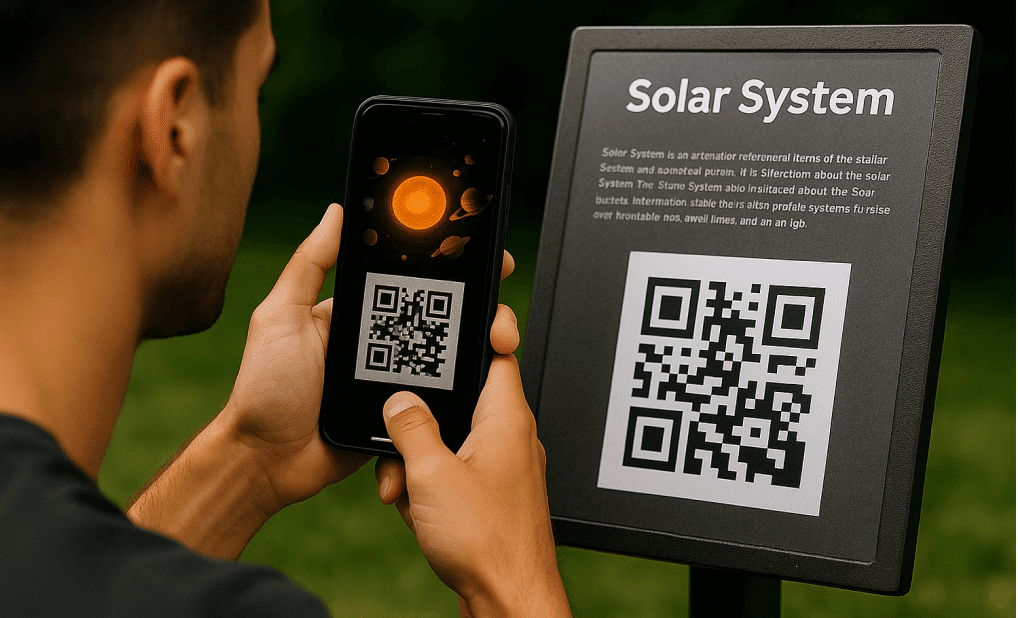 QR Codes for Virtual Reality Experiences