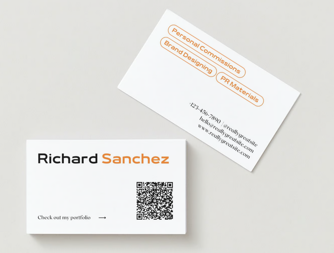 QR Code Portfolio Link