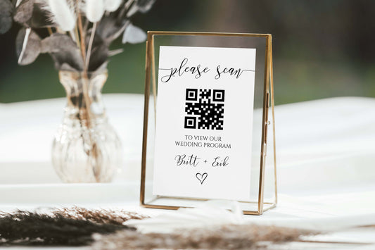 QR Codes for Digital Event Programs