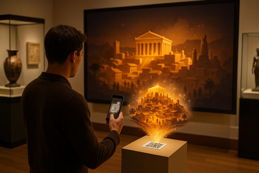 QR Codes for Virtual Art Exhibits