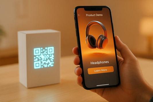 QR Codes for 3D Product Demos