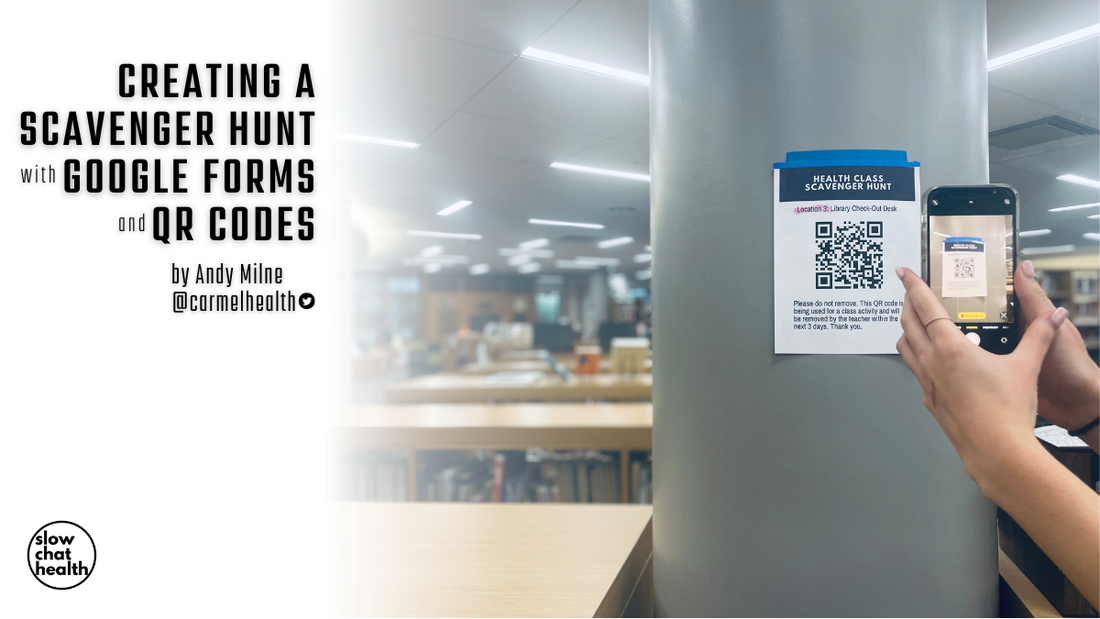 QR code scavenger hunt