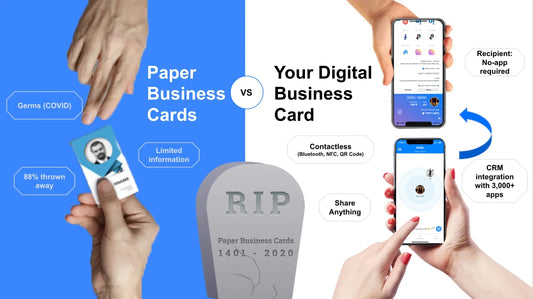 Why More Companies Are Replacing Paper Business Cards