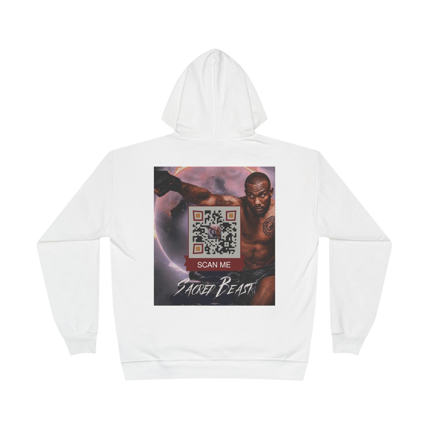 QR Custom "Sacred Beast" Unisex EcoSmart® Pullover Hoodie Sweatshirt