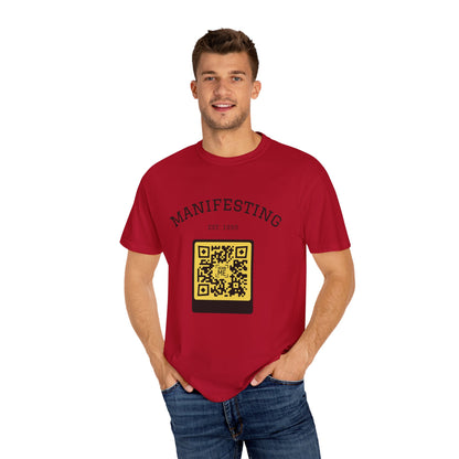 Manifesting Greatness Unisex QR Tee