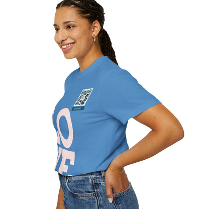 Let Love Lead Unisex Washed Tee