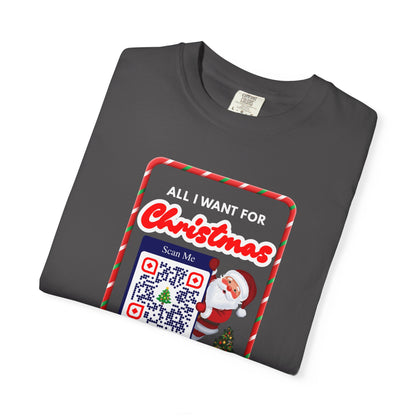 Unisex Christmas Spirit Garment-Dyed Shirt