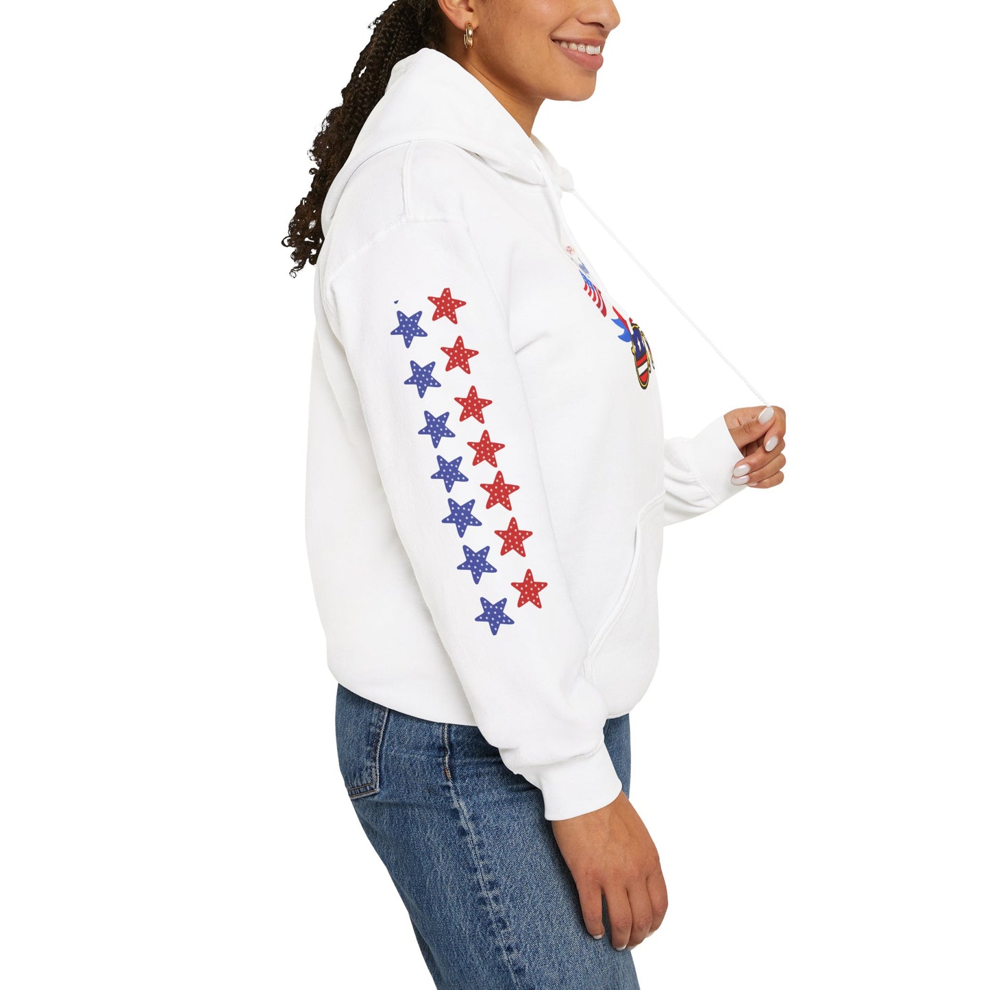 United & Unstoppable – 4th of July QR Hoodie