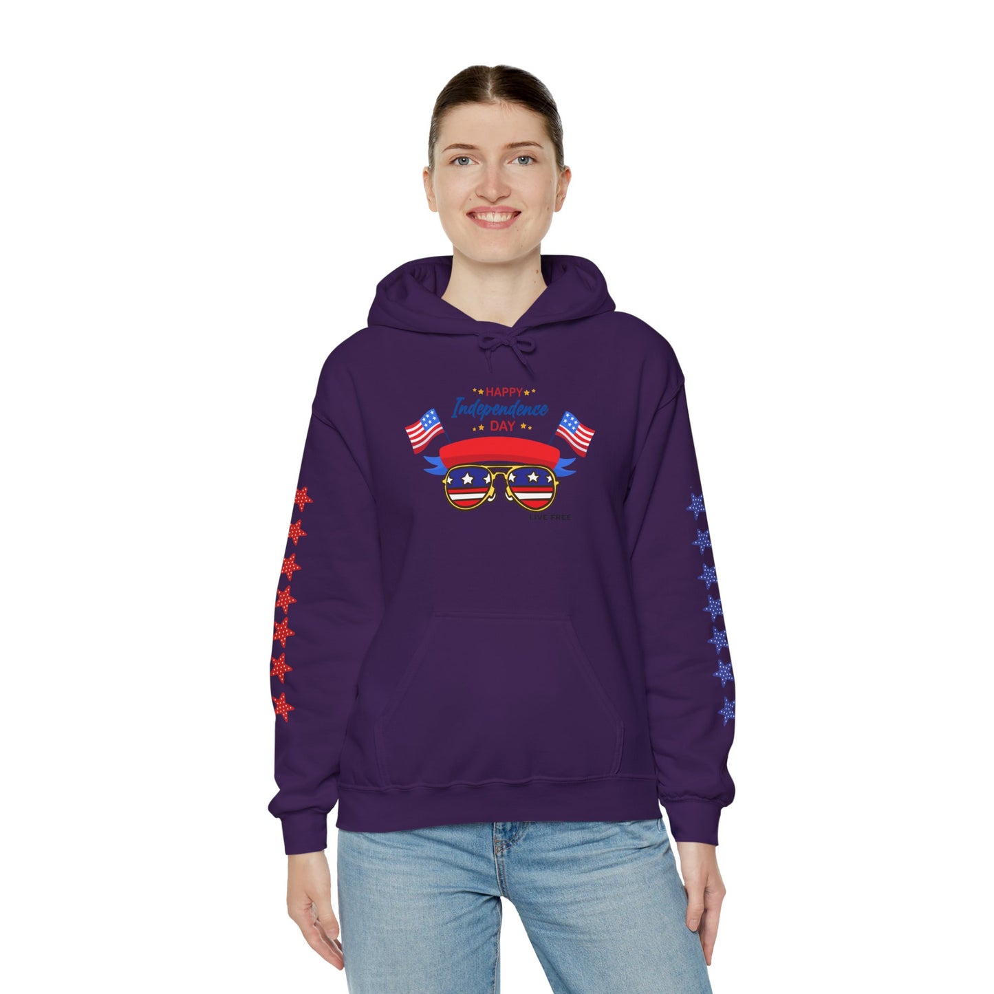 United & Unstoppable – 4th of July QR Hoodie