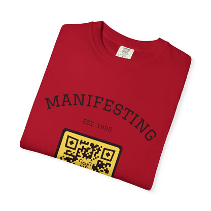 Manifesting Greatness Unisex QR Tee