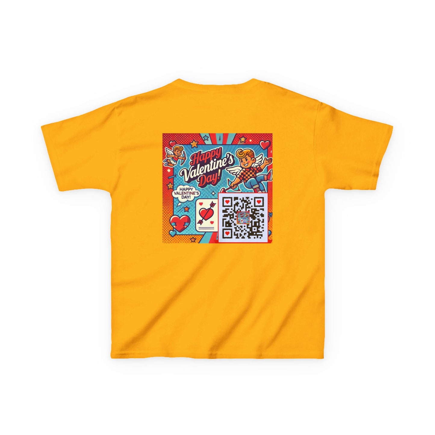 Valentines Day QR Code Kids Tee