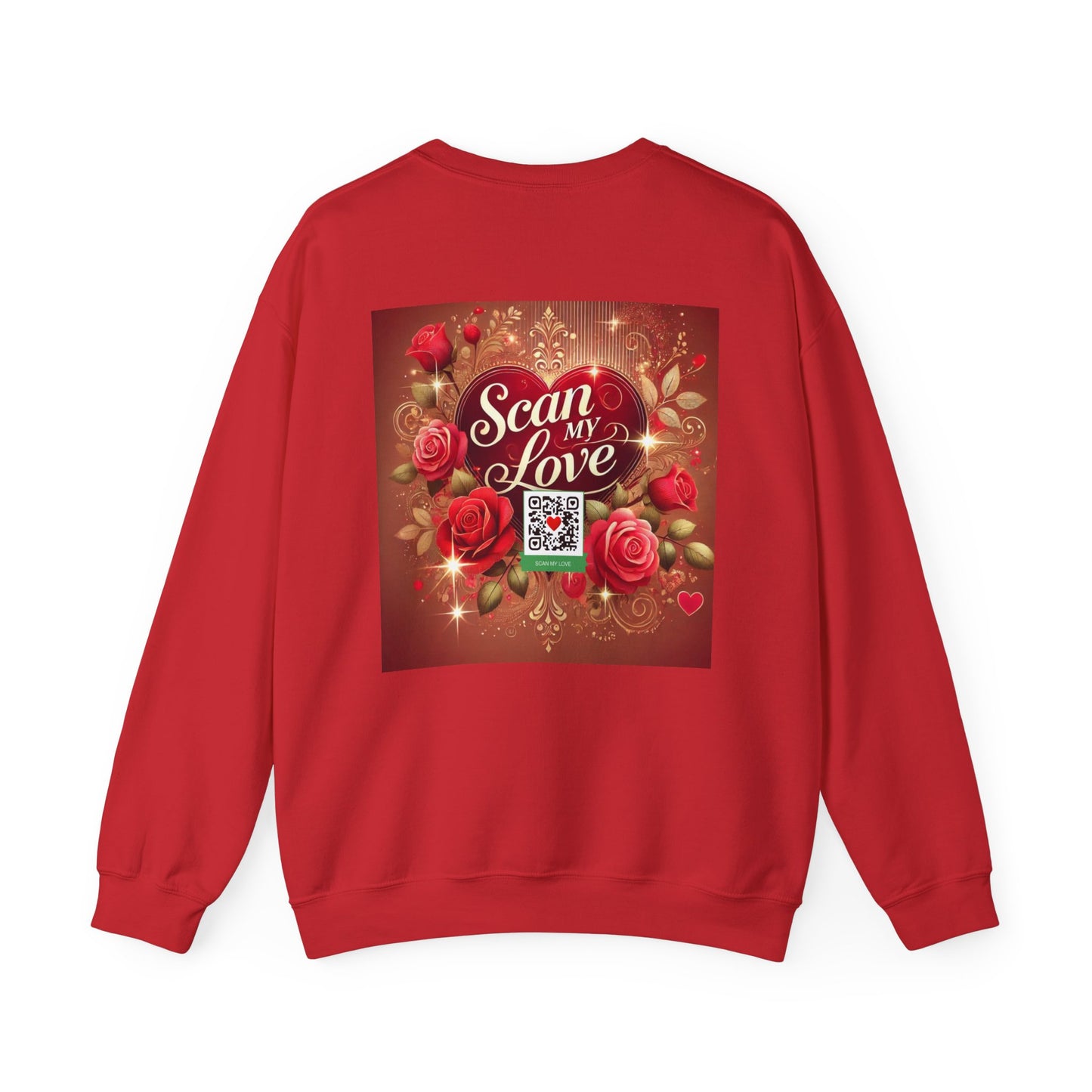 Scan My Love - Unisex Heavy Blend™ Crewneck Sweatshirt